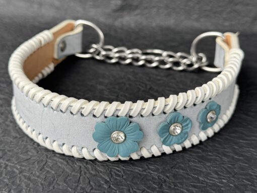 Vòng Choker Da Sương Mù Đính Hoa - Ảnh 3