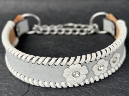 Vòng Choker Da Sương Mù Đính Hoa - Ảnh 4